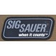 PATCH PVC SIG SAUER